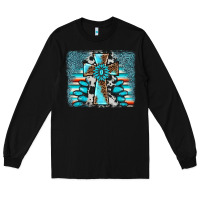 Black cross gemstone background Long Sleeve Tee - AdoDesignShop