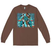 Chestnut cross gemstone background Long Sleeve Tee - AdoDesignShop