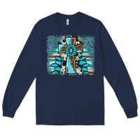 Navy cross gemstone background Long Sleeve Tee - AdoDesignShop