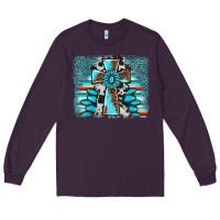 Plum cross gemstone background Long Sleeve Tee - AdoDesignShop