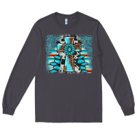 Smoke cross gemstone background Long Sleeve Tee - AdoDesignShop