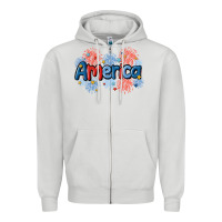 America Zipper Hoodie | Teevron