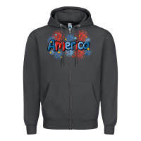 Smoke America Zipper Hoodie - MaliasSmallBusiness