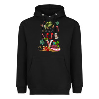 Black sister elf Heavyweight Hoodie - MaliasSmallBusiness