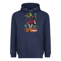 Navy sister elf Heavyweight Hoodie - MaliasSmallBusiness