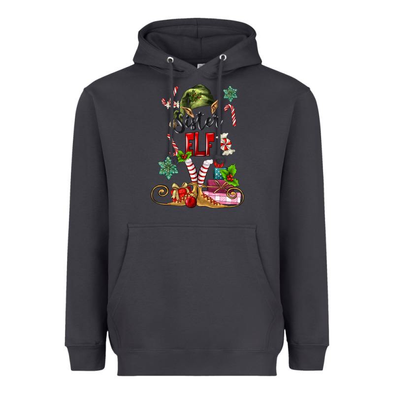 Sister Elf Heavyweight Hoodie by MaliasSmallBusiness | Teevron