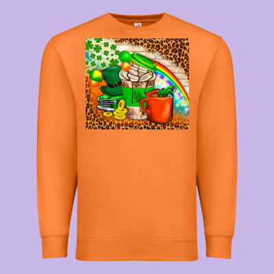 Coffee Cups St Patricks Day Tumbler Premium Sweatshirt Designed By Bundleandbundleshop