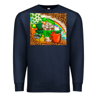 Navy Coffee Cups St Patricks Day Tumbler Premium Sweatshirt - BundleAndBundleShop