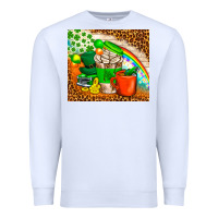 White Coffee Cups St Patricks Day Tumbler Premium Sweatshirt - BundleAndBundleShop