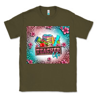 Army Green teacher life Classic Tee - AdoDesignShop