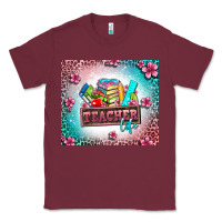 Burgundy teacher life Classic Tee - AdoDesignShop