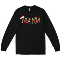 Black christmas mom Long Sleeve Tee - AdoDesignShop
