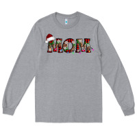 Heather Grey christmas mom Long Sleeve Tee - AdoDesignShop