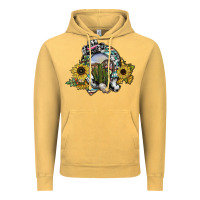 Vintage Mustard western horseshoe Vintage Hoodie - SublimationCraftShop