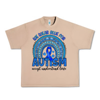 Burro we wear blue for autism accept understand love Urban Heavy Tee - Artiststas
