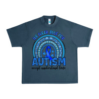 Midnight Navy we wear blue for autism accept understand love Urban Heavy Tee - Artiststas