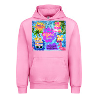 Fuchsia Pink i need vitamin sea Urban Hoodie - TumblerDesignByShophia