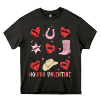 Asphalt howdy valentine copy Heavy Core Tee - MaliasSmallBusiness