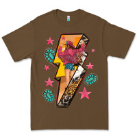 Cacao cowgirl with lightning bolt Premium Tee - texasbilliewilder
