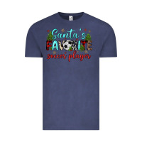 Vintage Denim santa s favorite soccer player Vintage Tee - JahusDesignShop