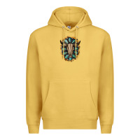 Antique Gold Western Gemstone Bull Skull Premium Hoodie - Bettercallsaul