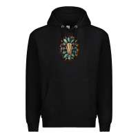 Black Western Gemstone Bull Skull Premium Hoodie - Bettercallsaul