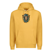 Mustard Western Gemstone Bull Skull Premium Hoodie - Bettercallsaul