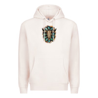 Pale Pink Western Gemstone Bull Skull Premium Hoodie - Bettercallsaul