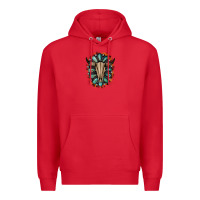 Red Western Gemstone Bull Skull Premium Hoodie - Bettercallsaul