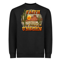 Black faith is trusting the unseen Heavyweight Sweatshirt - JahusDesignShop