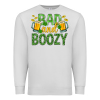 Bad And Boozy St. Patricks Premium Sweatshirt | Teevron