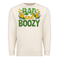 Sandshell Bad And Boozy St. Patricks Premium Sweatshirt - BundleAndBundleShop