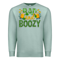 Seafoam Bad And Boozy St. Patricks Premium Sweatshirt - BundleAndBundleShop