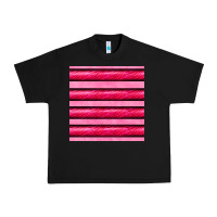 Black valentines day zebra stripes seamless pattern Urban Heavy Tee - BundleAndBundleShop