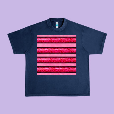 Valentines Day Zebra Stripes Seamless Pattern Urban Heavy Tee Designed By Bundleandbundleshop