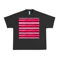 Pigment Black valentines day zebra stripes seamless pattern Urban Heavy Tee - BundleAndBundleShop