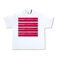 White valentines day zebra stripes seamless pattern Urban Heavy Tee - BundleAndBundleShop