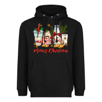Black santa fuel merry christmas Heavyweight Hoodie - MaliasSmallBusiness