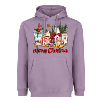 Lavender santa fuel merry christmas Heavyweight Hoodie - MaliasSmallBusiness