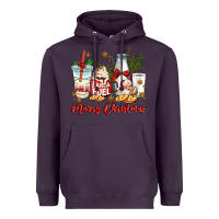 Plum santa fuel merry christmas Heavyweight Hoodie - MaliasSmallBusiness