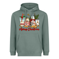 Sage santa fuel merry christmas Heavyweight Hoodie - MaliasSmallBusiness