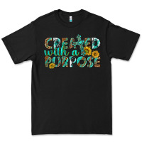 Black created with a purpose Premium Tee - texasbilliewilder