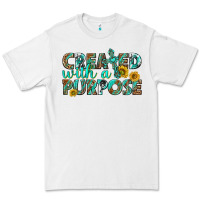 White created with a purpose Premium Tee - texasbilliewilder