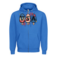 True Royal usa popsicles Zipper Hoodie - MaliasSmallBusiness