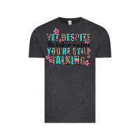Vintage Black yet despite the look on my face you are still talk Vintage Tee - AdoDesignShop