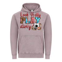 Vintage Zinc look pretty play dirty soccer Vintage Hoodie - HRA Design Shop