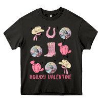 Asphalt howdy valentine Heavy Core Tee - MaliasSmallBusiness