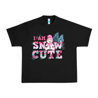 Black i am snow cute Urban Heavy Tee - AdoDesignShop
