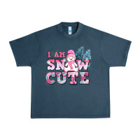 Midnight Navy i am snow cute Urban Heavy Tee - AdoDesignShop