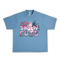 Pebble Blue i am snow cute Urban Heavy Tee - AdoDesignShop